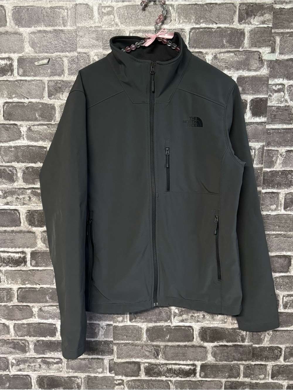 The North Face windwall jacket gray coat